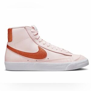 Nike Blazer Mid “77 Essential ‘Pink & Metallic Cooper’ High Top Sneakers